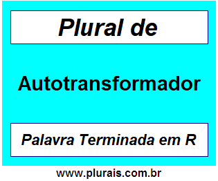 Plural de Autotransformador