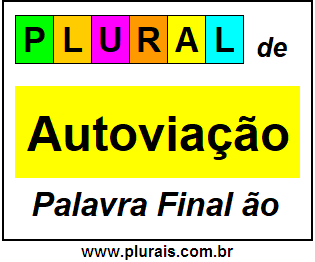 Plural de Autoviação