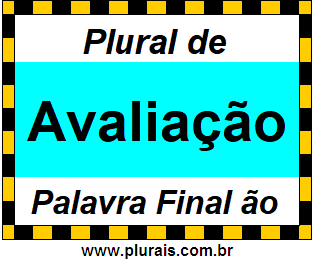 Plural de Avaliação