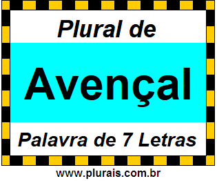 Plural de Avençal