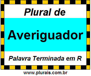 Plural de Averiguador