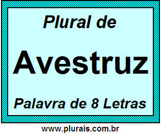 Plural de Avestruz