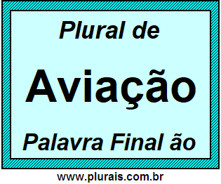 Plural de Aviação