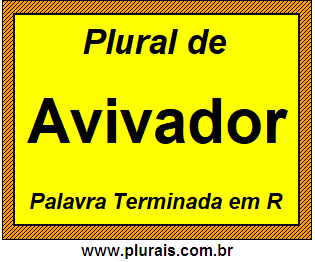 Plural de Avivador