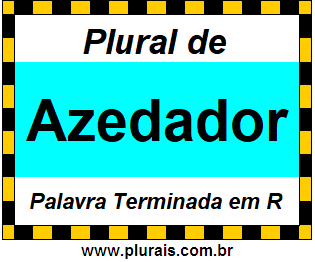 Plural de Azedador