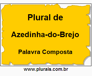 Plural de Azedinha-do-Brejo