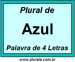 Plural de Azul