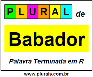 Plural de Babador