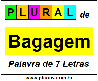 Plural de Bagagem