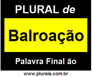 Plural de Balroação