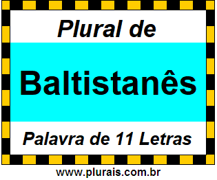 Plural de Baltistanês