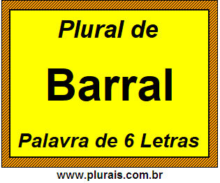 Plural de Barral