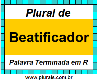 Plural de Beatificador