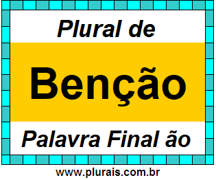 Plural de Benção