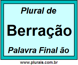 Plural de Berração