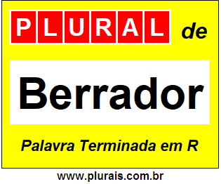 Plural de Berrador