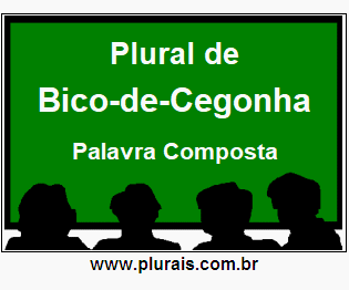 Plural de Bico-de-Cegonha