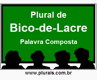 Plural de Bico-de-Lacre