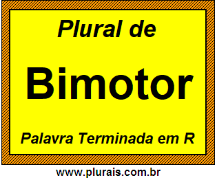 Plural de Bimotor