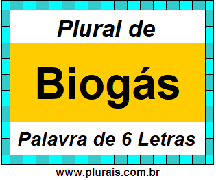 Plural de Biogás