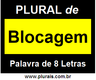 Plural de Blocagem