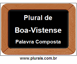 Plural de Boa-Vistense