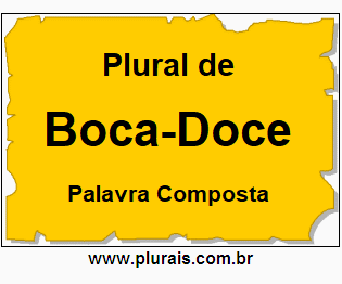 Plural de Boca-Doce