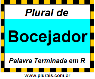 Plural de Bocejador