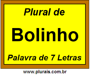 Plural de Bolinho