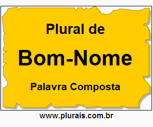 Plural de Bom-Nome