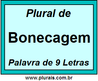 Plural de Bonecagem