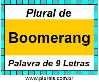 Plural de Boomerang