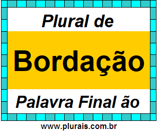 Plural de Bordação