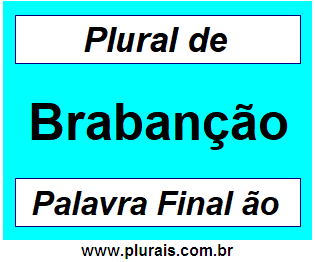 Plural de Brabanção