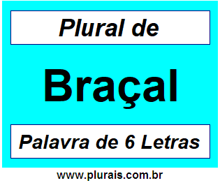 Plural de Braçal