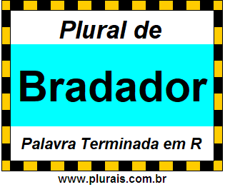 Plural de Bradador