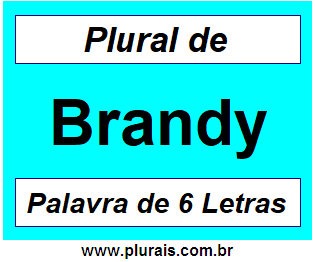 Plural de Brandy