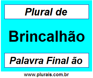 Plural de Brincalhão