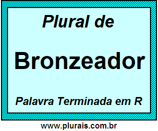 Plural de Bronzeador