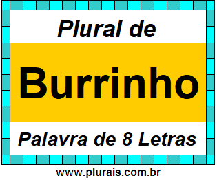 Plural de Burrinho