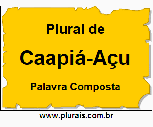 Plural de Caapiá-Açu