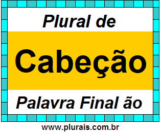 Plural de Cabeção