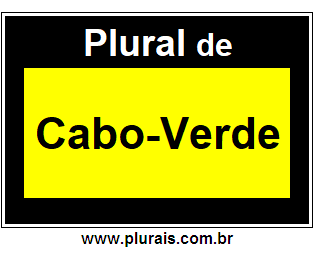 Plural de Cabo-Verde
