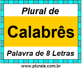 Plural de Calabrês