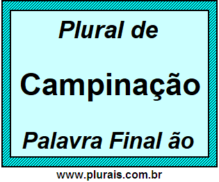 Plural de Campinação