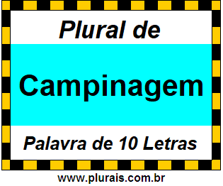 Plural de Campinagem