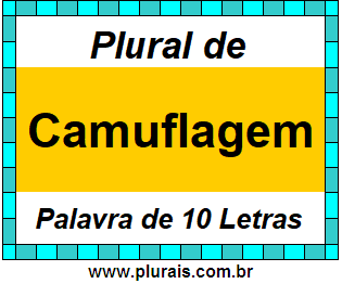 Plural de Camuflagem