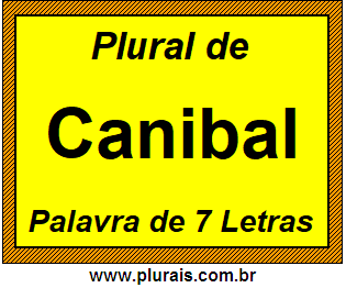 Plural de Canibal