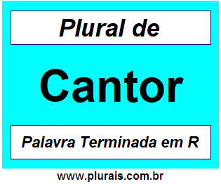 Plural de Cantor