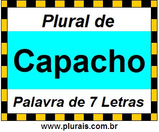 Plural de Capacho